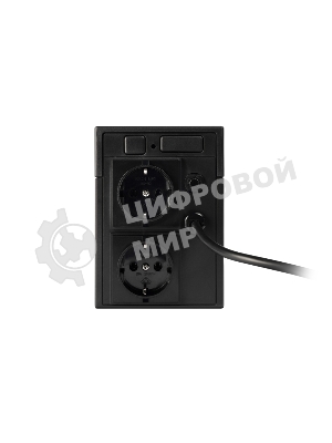 Источник бесперебойного питания SMARTWATT UPS UNI 450 черный 450/250 ВА/Вт, линейно-интерактивный, напольный, LED индикация, Shuko CEE7/4 - 2 шт.