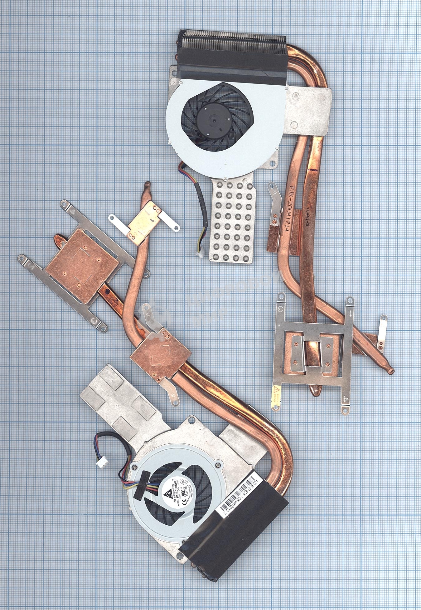 Система охлаждения для ноутбука Asus A40D A42D K42D R42 X42D AMD