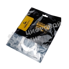 Кабель USB2.0 Cablexpert CC-USB2S-CMCM-1M-W Type-C/Type-C, 3А, 65Вт, PD/QC3.0, силиконовый, 24AWG, медь, 1м, белый, пакет