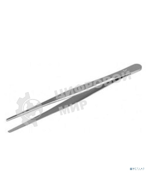 Пинцет Rexant прямой, рифленый 200 мм (блистер)