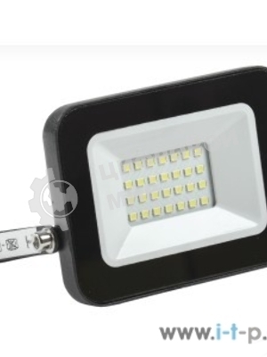 Прожектор светодиодный СДО 06-20 6500К IP65 черный IEK LPDO601-20-65-K02