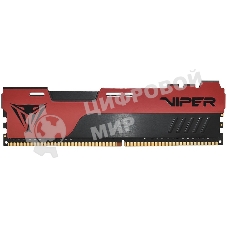 Оперативная память Patriot Viper Elite II, DDR4, 8GB (1x8 GB), 3600 MHz, CL20, DIMM, радиатор, красный/черный