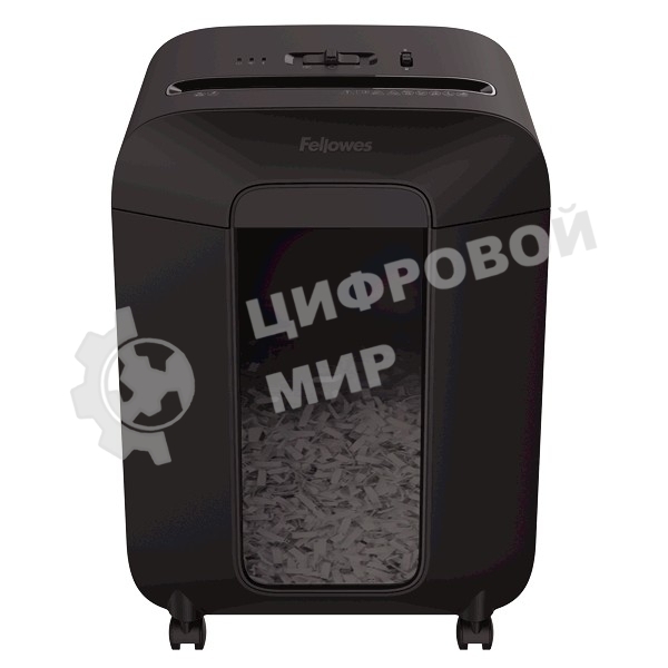 Шредер Fellowes PowerShred LX85 (секр.P-4)/перекрестный/12лист./19лтр./скрепки/скобы/пл.карты