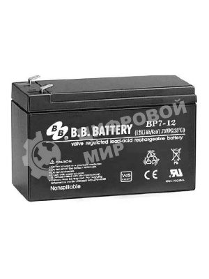 Аккумулятор B.B. Battery series BP/BP7-12/12V/7Ah