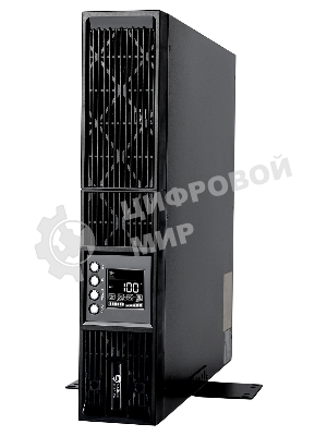 Источник бесперебойного питания UPS Сайбер Электро ЭКСПЕРТ-II-2000Р Онлайн, Стойка/Напольный 2000ВА/2000Вт. USB/RS-232/SNMP Slot/EPO/RJ-11/RJ-45 (8 IEC С13) (12В/9А·ч. х 4) 2U