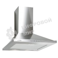 Вытяжка каминная Elikor Оптима 50Н-400-К3Л нержавеющая сталь, 50 см, 400 куб. м/ч, 55 дБ