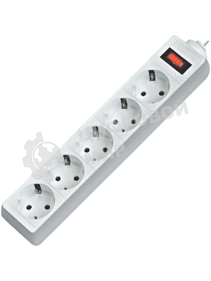 Сетевой фильтр Defender ES 99481 белый, 1.8 м, EURO, 5 розеток, 2200 Вт