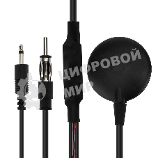 Антеннa автомобильная внутрисалонная Rexant (радио/ТВ), активная (модель RX-504)