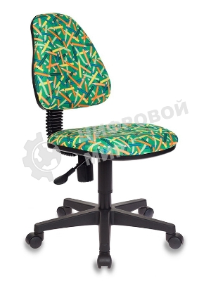 Кресло Бюрократ KD-4/PENCIL-GN зеленый, ткань, 120 кг