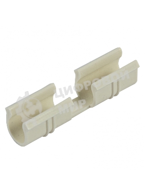 Зажим для крепления пленки к каркасу парника Palisad, d-12 мм, 20 шт, белый