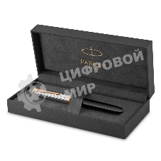 Ручка перьевая Parker 51 Premium (CW2169030) Black St.Steel GT, F, сталь нержавеющая, подарочная коробка