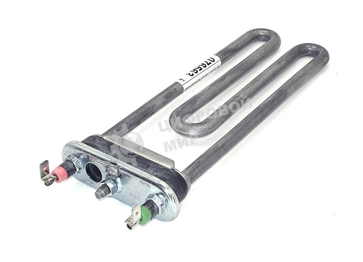 Нагреватель (ТЭН) для стиральной машины Indesit, Ariston, Hotpoint 1800W, L-190мм Thermowatt 3406008