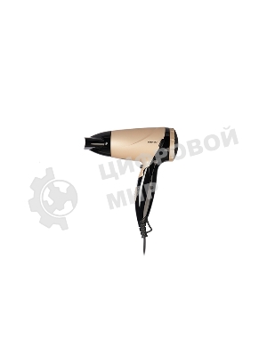 Фен Centek CT-2209 BLG черный/золотой перламутр, 1600 Вт, компактный