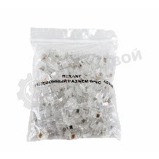 Телефонный разъем Rexant RJ-12(6P6C)