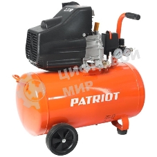 Компрессор Patriot EURO 50/2601.8кВт 220В 260л/мин 50л выход быстросъем елочка 8мм