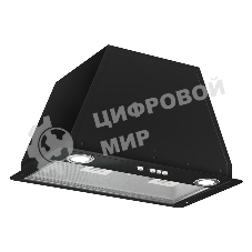Вытяжка встраиваемая Elikor Flat 52П-650-К3Д черный, 52 см, 650 куб. м/ч, 60 дБ