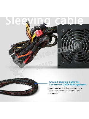 Блок питания Zalman ZM600-LXII RTL, 600Вт, 120мм, черный