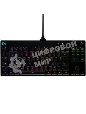 Клавиатура Logitech Gaming PRO проводная, USB Type-A, чёрный