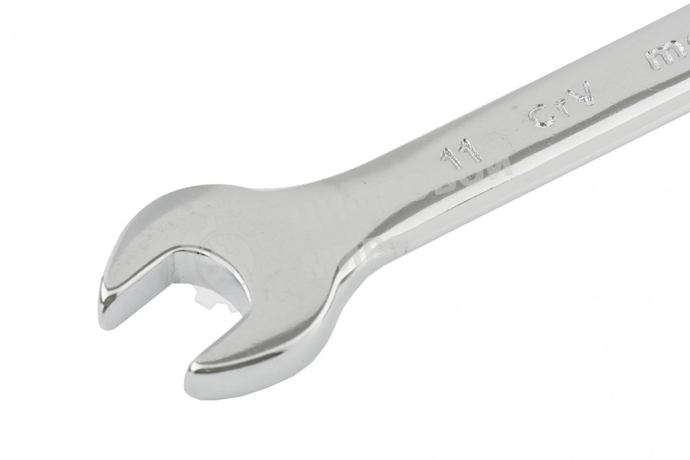 Ключ комбинированный Matrix, 11 мм, CrV, полированный хром 15155