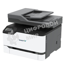 МФУ лазерное Sindoh C300, A4, цветной, печ. 24 стр/мин., скан. до 20 стр/мин (цвет.) 45 стр/мин (ч/б), 2400 x 600 dpi, USB, Ethernet, Wi-Fi