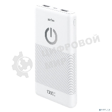 Портативный аккумулятор Perfeo 10000 mAh + Micro usb/In Micro usb/Out USB 1 А, 2.1A/белый (PF_B4297)