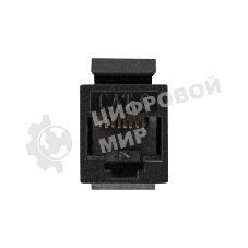 Модуль проходной ExeGate CP45-KJ-UC6 (RJ45-RJ45 формата Keystone Jack, Кат.6, неэкранированный)