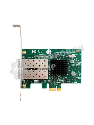 Комплект: Сетевой адаптер SFP ExeGate EXE-82576-F2 + 2xТрансивер Multi-Mode до 550м ExeGate EXT-1G-MM850-LC2-550M (EX296229RUS: PCI-E x1 v2.0, порты 2x SFP (10/100/1000Mb/s), Gigabit Server NIC Intel Chipset 82576-F2 + 2xEX298329RUS: Tx:850/Rx:850 нм, до 550 м, разъем Duplex LC)