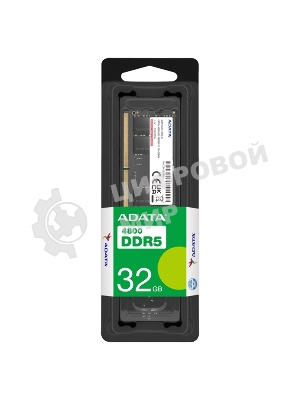 Оперативная память ADATA AD5S480032G-S, DDR5, 32GB (1x32 GB), 4800 MHz, CL40, SO-DIMM