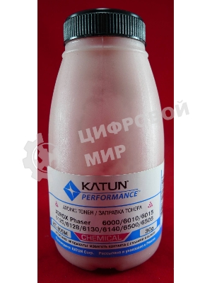 Тонер Xerox Phaser 6000/6010/6015/6125/6128/6130/6140/6500/6505Magenta, химический (фл.30г.) Katun фас. России