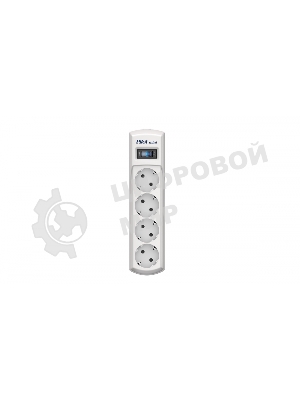 Сетевой фильтр Pilot mini 7 м, 4 розетки, белый, коробка