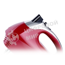 Миксер ручной Centek CT-1118 хром/вишня 350 Вт, 5 скоростей+турбо, взбивание/замешивание