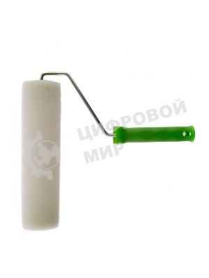 Валик Сибртех Поролон с ручкой, 250 мм, D 48 мм, D ручки 6 мм