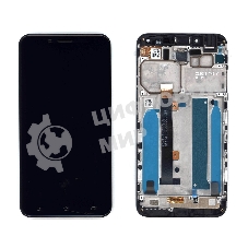 Дисплей для Asus ZenFone 3 Max ZC553KL черный с рамкой