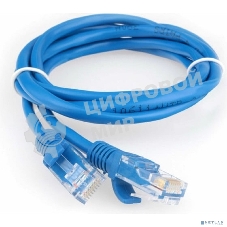 Патч-корд CCA light UTP Гарнизон PC-UTP-5e-1.5-B cat.5e, 1.5м, литой, многожильный синий