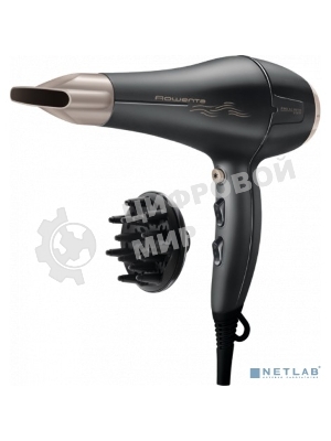 Фен Rowenta CV7827F0 черный/серебристый, 2100 Вт