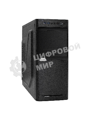 Компьютерный корпус Miditower ExeGate XP-330U EX272731RUSMiditowerXP-330U Black, ATX, (без БП), 2хUSB+2хUSB 3.0, Audio
