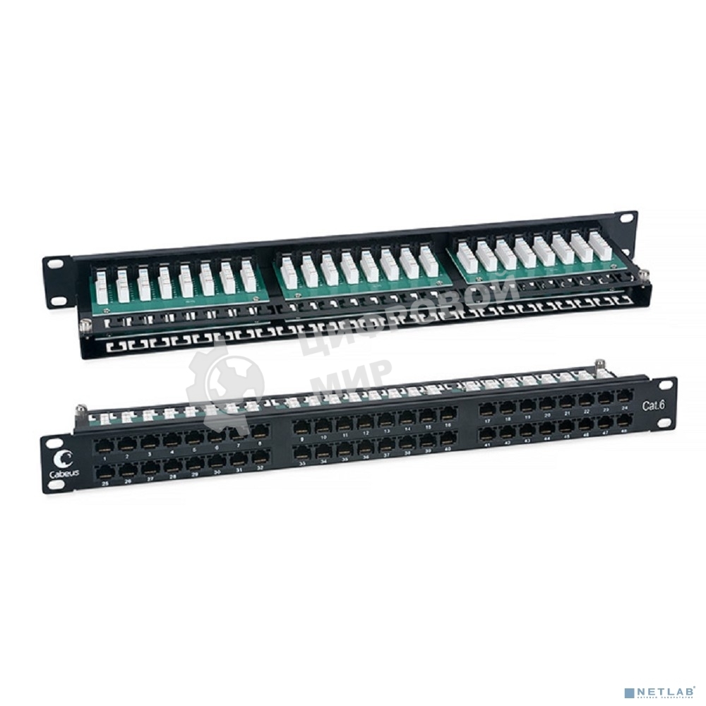 Комм. патч-панель Cabeus, 19