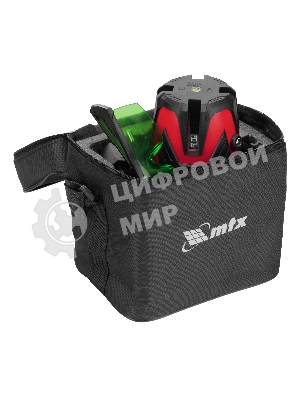 Лазерный уровень MTX MFL GREEN, 30 м, зеленый луч, акк. Li 2400 mAh, сумка, резьба 5/8