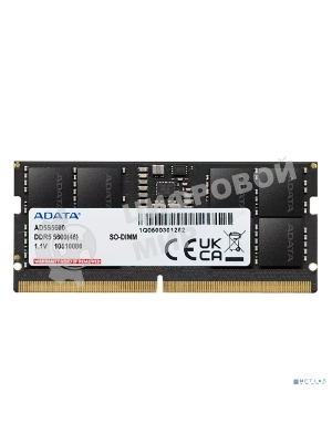 Оперативная память A-Data, DDR5, 16GB (1x16 GB), 5600 MHz, CL46, SO-DIMM