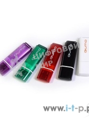 Флешка USB 2.0 QUMO 64Gb, Optiva 01 белый QM64GUD-OP1-белый