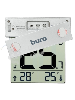 Термометр Buro P-6041 серебристый
