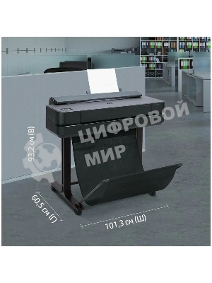 Плоттер струйный HP Designjet T630, A1, цветной, 24