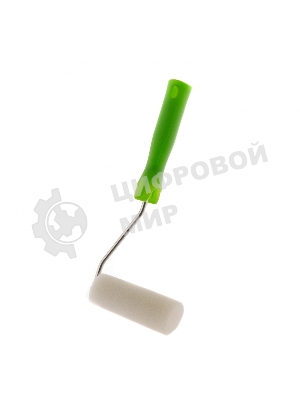 Набор Сибртех: валик Поролон с ручкой + 2 шубки, 100 мм, D - 42 мм, D ручки - 6 мм