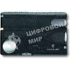 Швейцарская карта Victorinox Swiss Card Nailcare (0.7240.T3) черный полупрозрачный коробка подарочная