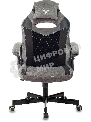 Кресло Бюрократ VIKING 6 KNIGHT B FABRIC черный, ткань, 120 кг, механизм качания