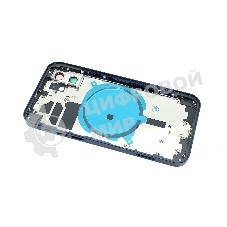 Задняя крышка (корпус) в сборе с рамкой для Apple iPhone 12 синий