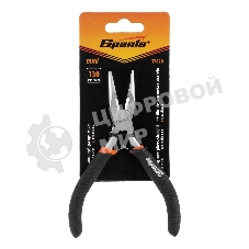 Длинногубцы Sparta Mini, 130 мм, никелированные, прямые, авторазжим