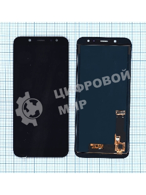 Дисплей для Samsung Galaxy A6 (2018) SM-A600F в сборе с тачскрином (TFT) черный
