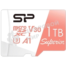 Флеш карта microSDXC 1Tb Silicon Power SP001TbSTXDV3V20 Superior V30 A1 w/o adapter