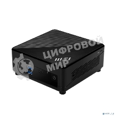 Неттоп MSI Cubi 5 1M-460BRU Core 7 150U (1.8) Graphics CR без ОС 2xGbitEth WiFi BT черный (936-B0A821-460)